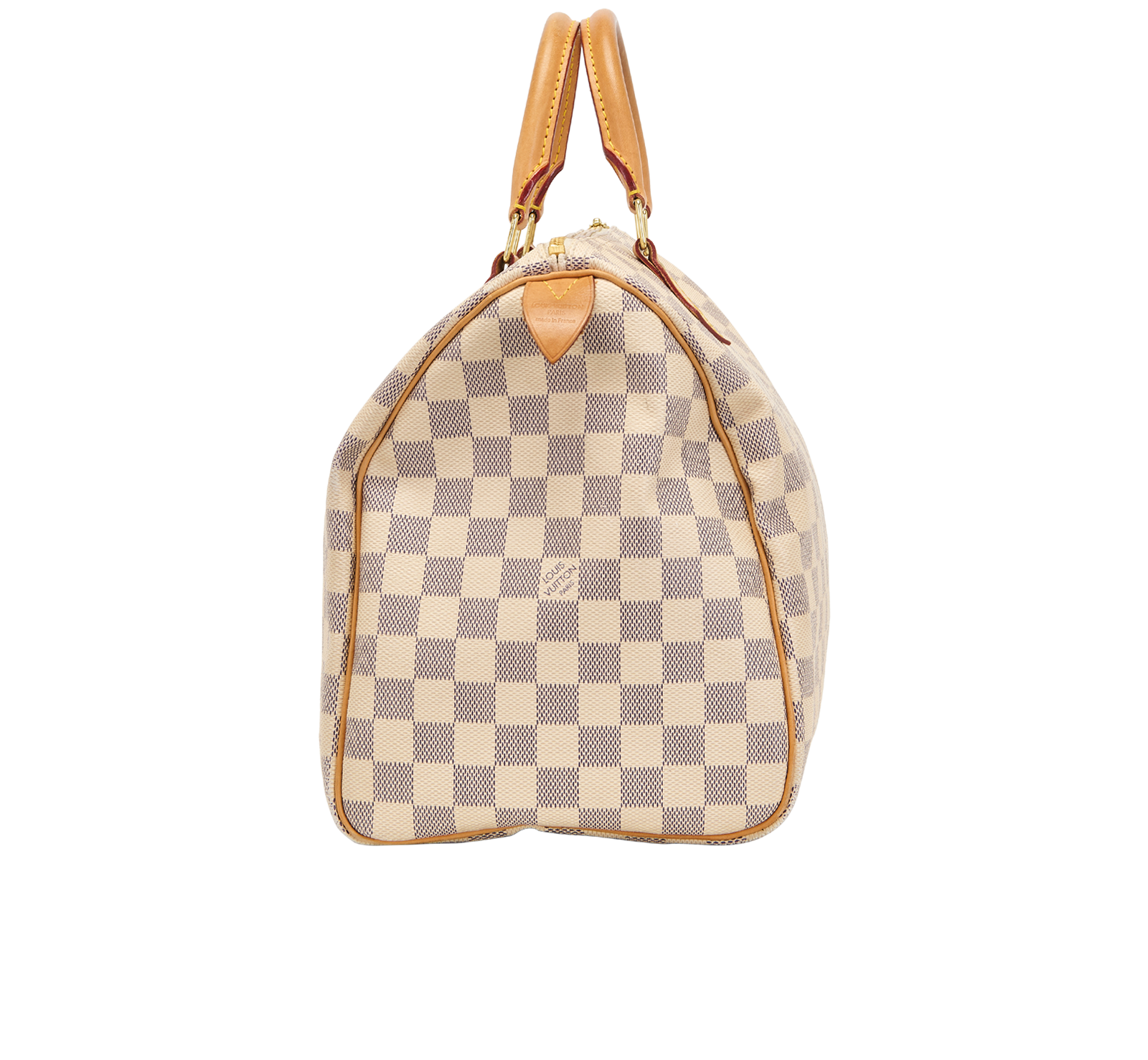 Speedy 35, &pound;780, Handbags, White, Canvas, Side view